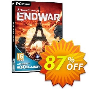 Tom Clancys: EndWar (PC) discount coupon Tom Clancys: EndWar (PC) Deal 2024 CDkeys - Tom Clancys: EndWar (PC) Exclusive Sale offer 