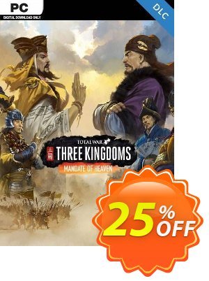 Total War: Three Kingdoms - Mandate of Heaven PC - DLC (WW) discount coupon Total War: Three Kingdoms - Mandate of Heaven PC - DLC (WW) Deal 2022 CDkeys - Total War: Three Kingdoms - Mandate of Heaven PC - DLC (WW) Exclusive Sale offer for iVoicesoft