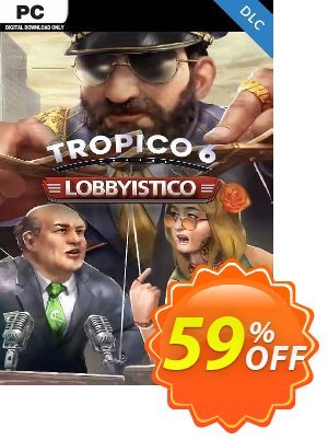 Tropico 6 - Lobbyistico PC - DLC (EU) discount coupon Tropico 6 - Lobbyistico PC - DLC (EU) Deal 2022 CDkeys - Tropico 6 - Lobbyistico PC - DLC (EU) Exclusive Sale offer for iVoicesoft