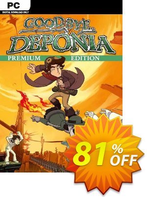 Goodbye Deponia Premium Edition PC discount coupon Goodbye Deponia Premium Edition PC Deal 2024 CDkeys - Goodbye Deponia Premium Edition PC Exclusive Sale offer 