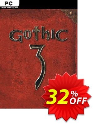 Gothic III PC 優惠券，折扣碼 Gothic III PC Deal 2024 CDkeys，促銷代碼: Gothic III PC Exclusive Sale offer 
