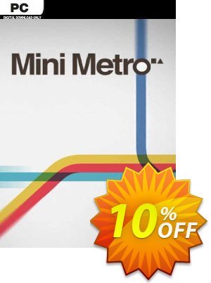 Mini Metro PC Gutschein rabatt Mini Metro PC Deal 2024 CDkeys Aktion: Mini Metro PC Exclusive Sale offer 