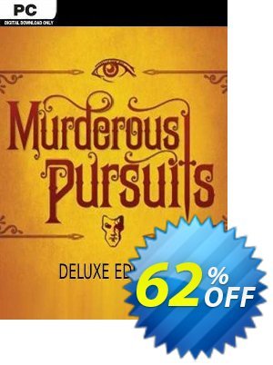 Murderous Pursuits Deluxe Edition PC Coupon, discount Murderous Pursuits Deluxe Edition PC Deal 2024 CDkeys. Promotion: Murderous Pursuits Deluxe Edition PC Exclusive Sale offer 