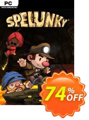 Spelunky PC Coupon, discount Spelunky PC Deal 2024 CDkeys. Promotion: Spelunky PC Exclusive Sale offer 