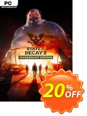 State of Decay 2: Juggernaut Edition PC (EU) discount coupon State of Decay 2: Juggernaut Edition PC (EU) Deal 2022 CDkeys - State of Decay 2: Juggernaut Edition PC (EU) Exclusive Sale offer for iVoicesoft