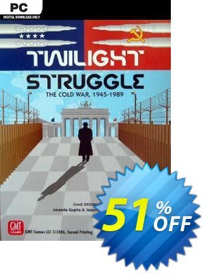 Twilight Struggle PC offering deals Twilight Struggle PC Deal 2024 CDkeys. Promotion: Twilight Struggle PC Exclusive Sale offer 
