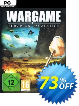 Wargame: European Escalation PC offering deals Wargame: European Escalation PC Deal 2024 CDkeys. Promotion: Wargame: European Escalation PC Exclusive Sale offer 