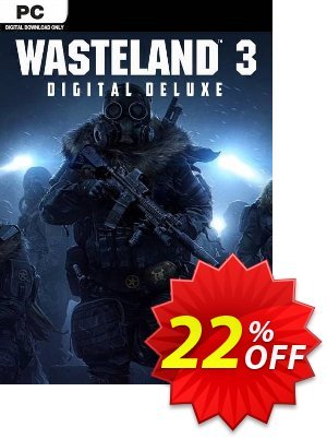 Wasteland 3 - Deluxe Edition PC Coupon, discount Wasteland 3 - Deluxe Edition PC Deal 2024 CDkeys. Promotion: Wasteland 3 - Deluxe Edition PC Exclusive Sale offer 