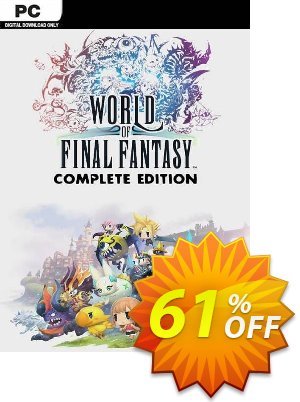 World of Final Fantasy Complete Edition PC offering deals World of Final Fantasy Complete Edition PC Deal 2024 CDkeys. Promotion: World of Final Fantasy Complete Edition PC Exclusive Sale offer 