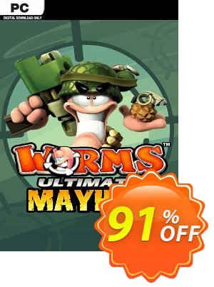Worms Ultimate Mayhem PC offering deals Worms Ultimate Mayhem PC Deal 2024 CDkeys. Promotion: Worms Ultimate Mayhem PC Exclusive Sale offer 