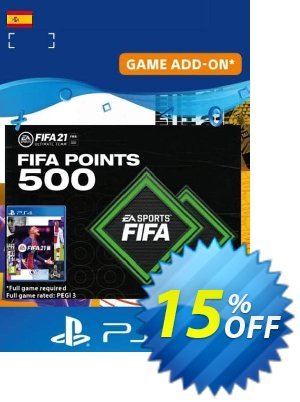FIFA 21 Ultimate Team 500 Points Pack PS4/PS5 (Spain) discount coupon FIFA 21 Ultimate Team 500 Points Pack PS4/PS5 (Spain) Deal 2023 CDkeys - FIFA 21 Ultimate Team 500 Points Pack PS4/PS5 (Spain) Exclusive Sale offer 