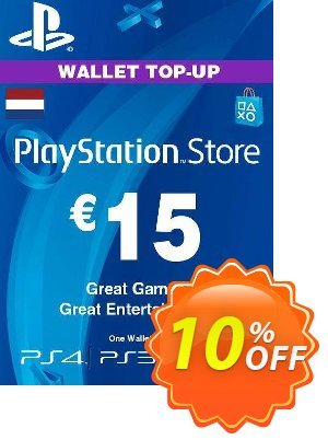 PlayStation Network (PSN) Card - 15 EUR (Netherlands) discount coupon PlayStation Network (PSN) Card - 15 EUR (Netherlands) Deal 2022 CDkeys - PlayStation Network (PSN) Card - 15 EUR (Netherlands) Exclusive Sale offer for iVoicesoft