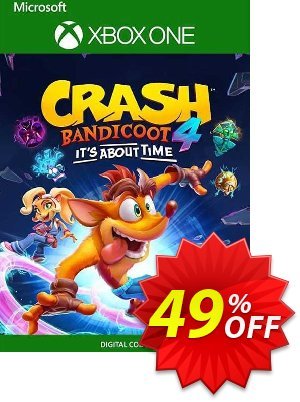 Crash Bandicoot 4: It’s About Time Xbox One (US) discount coupon Crash Bandicoot 4: It’s About Time Xbox One (US) Deal 2022 CDkeys - Crash Bandicoot 4: It’s About Time Xbox One (US) Exclusive Sale offer for iVoicesoft