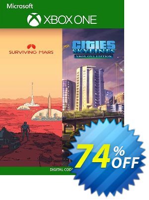 Cities: Skylines + Surviving Mars Xbox One (UK) discount coupon Cities: Skylines + Surviving Mars Xbox One (UK) Deal 2022 CDkeys - Cities: Skylines + Surviving Mars Xbox One (UK) Exclusive Sale offer for iVoicesoft