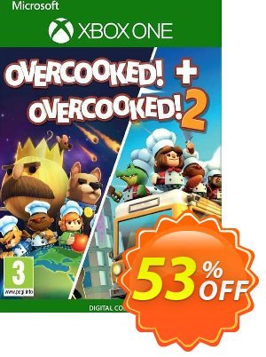 Overcooked! + Overcooked! 2 Xbox One (UK) kode diskon Overcooked! + Overcooked! 2 Xbox One (UK) Deal 2024 CDkeys Promosi: Overcooked! + Overcooked! 2 Xbox One (UK) Exclusive Sale offer 