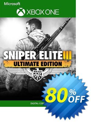 Sniper Elite 3 - Ultimate Edition Xbox One (UK)割引コード・Sniper Elite 3 - Ultimate Edition Xbox One (UK) Deal 2024 CDkeys キャンペーン:Sniper Elite 3 - Ultimate Edition Xbox One (UK) Exclusive Sale offer 