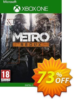 Metro Redux Bundle Xbox One (UK) Coupon, discount Metro Redux Bundle Xbox One (UK) Deal 2024 CDkeys. Promotion: Metro Redux Bundle Xbox One (UK) Exclusive Sale offer 