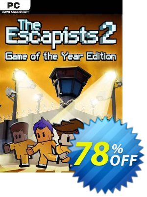 The Escapists 2 - Game of the Year Edition PC 優惠券，折扣碼 The Escapists 2 - Game of the Year Edition PC Deal 2024 CDkeys，促銷代碼: The Escapists 2 - Game of the Year Edition PC Exclusive Sale offer 