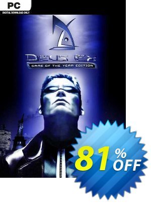 Deus Ex GOTY PC discount coupon Deus Ex GOTY PC Deal 2021 CDkeys - Deus Ex GOTY PC Exclusive Sale offer for iVoicesoft