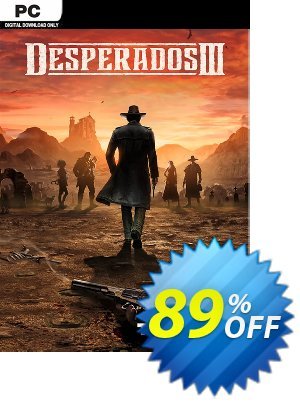 Desperados III PC discount coupon Desperados III PC Deal 2024 CDkeys - Desperados III PC Exclusive Sale offer 