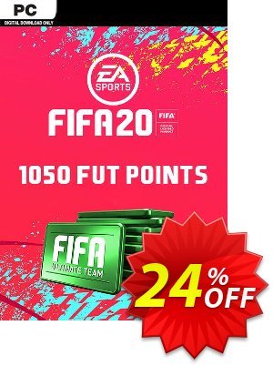 FIFA 20 Ultimate Team - 1050 FIFA Points PC (WW) discount coupon FIFA 20 Ultimate Team - 1050 FIFA Points PC (WW) Deal 2021 CDkeys - FIFA 20 Ultimate Team - 1050 FIFA Points PC (WW) Exclusive Sale offer 