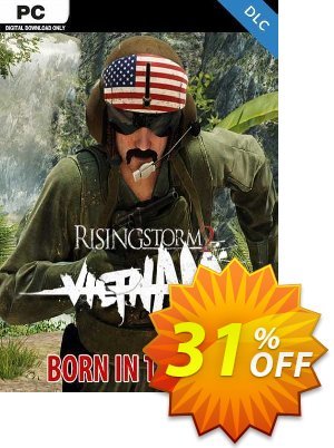 Rising Storm 2: Vietnam - Born in the USA Cosmetic PC - DLC Coupon, discount Rising Storm 2: Vietnam - Born in the USA Cosmetic PC - DLC Deal 2024 CDkeys. Promotion: Rising Storm 2: Vietnam - Born in the USA Cosmetic PC - DLC Exclusive Sale offer 