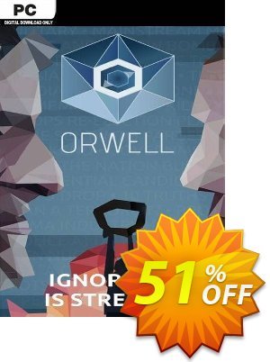 Orwell: Ignorance is Strength PC 優惠券，折扣碼 Orwell: Ignorance is Strength PC Deal 2024 CDkeys，促銷代碼: Orwell: Ignorance is Strength PC Exclusive Sale offer 