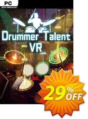 Drummer Talent VR PC Coupon, discount Drummer Talent VR PC Deal 2024 CDkeys. Promotion: Drummer Talent VR PC Exclusive Sale offer 