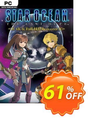 Star Ocean - The Last Hope - 4K & Full HD Remaster PC 優惠券，折扣碼 Star Ocean - The Last Hope - 4K &amp; Full HD Remaster PC Deal 2024 CDkeys，促銷代碼: Star Ocean - The Last Hope - 4K &amp; Full HD Remaster PC Exclusive Sale offer 