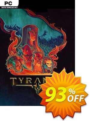 Tyranny PC discount coupon Tyranny PC Deal 2024 CDkeys - Tyranny PC Exclusive Sale offer 