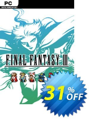 Final Fantasy III Pixel Remaster PC 프로모션 코드 Final Fantasy III Pixel Remaster PC Deal 2024 CDkeys 프로모션: Final Fantasy III Pixel Remaster PC Exclusive Sale offer 