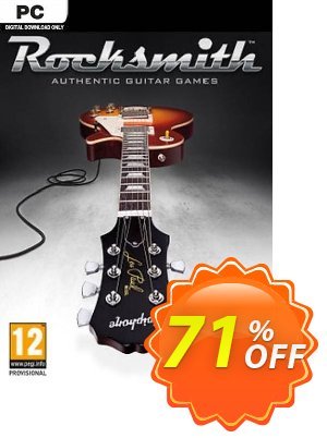 Rocksmith PC offering sales Rocksmith PC Deal 2024 CDkeys. Promotion: Rocksmith PC Exclusive Sale offer 