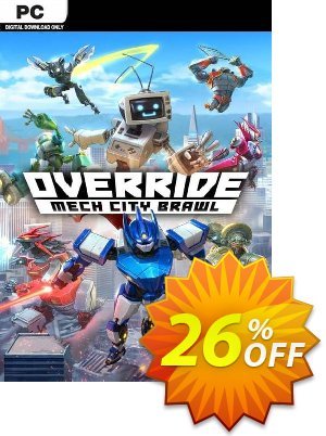 Override: Mech City Brawl PC offering deals Override: Mech City Brawl PC Deal 2024 CDkeys. Promotion: Override: Mech City Brawl PC Exclusive Sale offer 