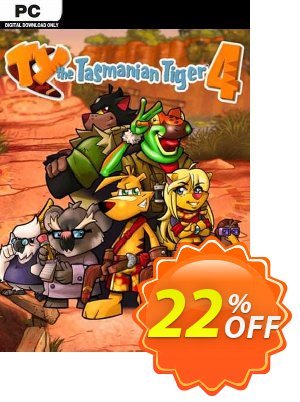TY the Tasmanian Tiger 4 PC kode diskon TY the Tasmanian Tiger 4 PC Deal 2024 CDkeys Promosi: TY the Tasmanian Tiger 4 PC Exclusive Sale offer 