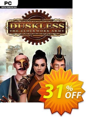 Duskless: The Clockwork Army PC Coupon, discount Duskless: The Clockwork Army PC Deal 2024 CDkeys. Promotion: Duskless: The Clockwork Army PC Exclusive Sale offer 