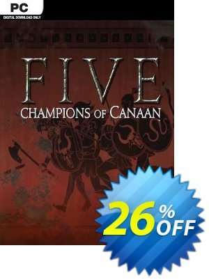 FIVE: Champions of Canaan PC Gutschein rabatt FIVE: Champions of Canaan PC Deal 2024 CDkeys Aktion: FIVE: Champions of Canaan PC Exclusive Sale offer 