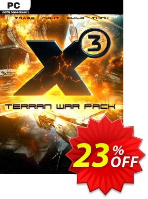 X3 Terran War Pack PC Coupon, discount X3 Terran War Pack PC Deal 2024 CDkeys. Promotion: X3 Terran War Pack PC Exclusive Sale offer 