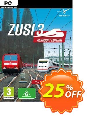 ZUSI 3 - Aerosoft Edition PC Coupon, discount ZUSI 3 - Aerosoft Edition PC Deal 2024 CDkeys. Promotion: ZUSI 3 - Aerosoft Edition PC Exclusive Sale offer 