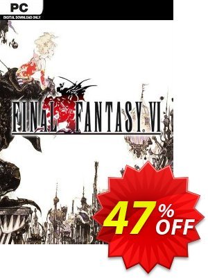 Final Fantasy VI PC 優惠券，折扣碼 Final Fantasy VI PC Deal 2024 CDkeys，促銷代碼: Final Fantasy VI PC Exclusive Sale offer 