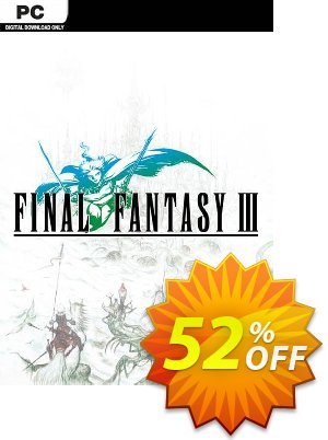 Final Fantasy III PC discount coupon Final Fantasy III PC Deal 2024 CDkeys - Final Fantasy III PC Exclusive Sale offer 