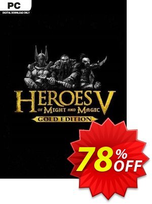 Heroes of Might and Magic V Gold Edition PC discount coupon Heroes of Might and Magic V Gold Edition PC Deal 2024 CDkeys - Heroes of Might and Magic V Gold Edition PC Exclusive Sale offer 