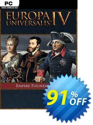 Europa Universalis IV Empire Founder Pack PC discount coupon Europa Universalis IV Empire Founder Pack PC Deal 2021 CDkeys - Europa Universalis IV Empire Founder Pack PC Exclusive Sale offer 
