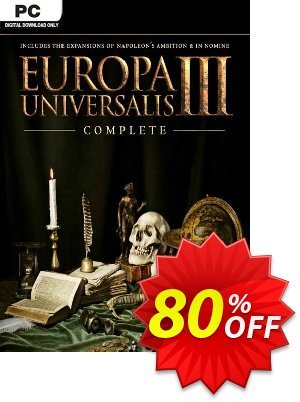 Europa Universalis III Complete PC 優惠券，折扣碼 Europa Universalis III Complete PC Deal 2024 CDkeys，促銷代碼: Europa Universalis III Complete PC Exclusive Sale offer 