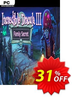 Incredible Dracula 3 Family Secret PC 優惠券，折扣碼 Incredible Dracula 3 Family Secret PC Deal 2024 CDkeys，促銷代碼: Incredible Dracula 3 Family Secret PC Exclusive Sale offer 