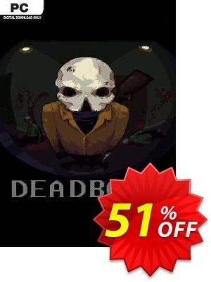 Deadbolt PC (EN) Coupon, discount Deadbolt PC (EN) Deal 2024 CDkeys. Promotion: Deadbolt PC (EN) Exclusive Sale offer 