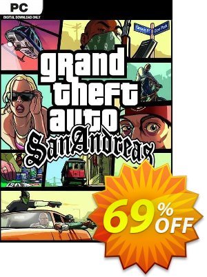 Grand Theft Auto - San Andreas PC discount coupon Grand Theft Auto - San Andreas PC Deal 2021 CDkeys - Grand Theft Auto - San Andreas PC Exclusive Sale offer for iVoicesoft