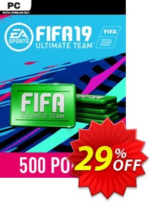 FIFA 19 - 500 FUT Points PC discount coupon FIFA 19 - 500 FUT Points PC Deal 2021 CDkeys - FIFA 19 - 500 FUT Points PC Exclusive Sale offer 