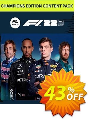 F1 22: Champions Edition Content Pack Xbox (WW) Gutschein rabatt F1 22: Champions Edition Content Pack Xbox (WW) Deal 2024 CDkeys Aktion: F1 22: Champions Edition Content Pack Xbox (WW) Exclusive Sale offer 