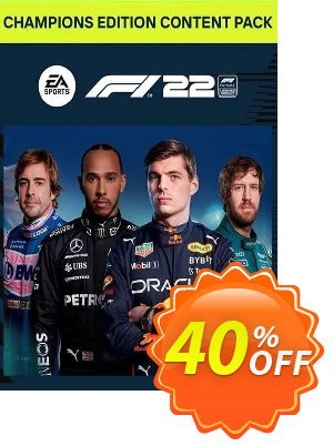 F1 22: Champions Edition Content Pack Xbox (US) 優惠券，折扣碼 F1 22: Champions Edition Content Pack Xbox (US) Deal 2024 CDkeys，促銷代碼: F1 22: Champions Edition Content Pack Xbox (US) Exclusive Sale offer 
