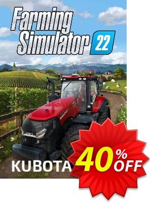 Farming Simulator 22 - Kubota Pack PC - DLC Gutschein rabatt Farming Simulator 22 - Kubota Pack PC - DLC Deal 2024 CDkeys Aktion: Farming Simulator 22 - Kubota Pack PC - DLC Exclusive Sale offer 